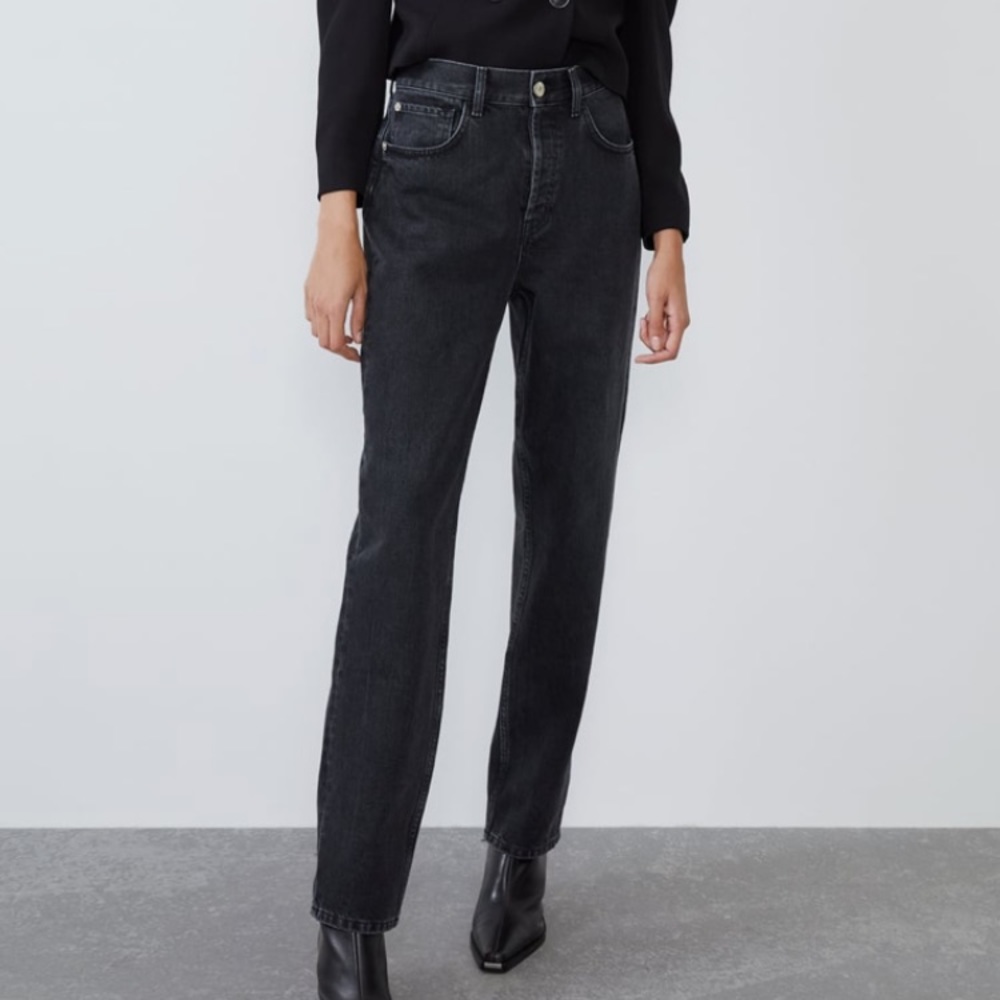 NWT ZARA 90’s STRAIGHT JEANS - Picture 1 of 4